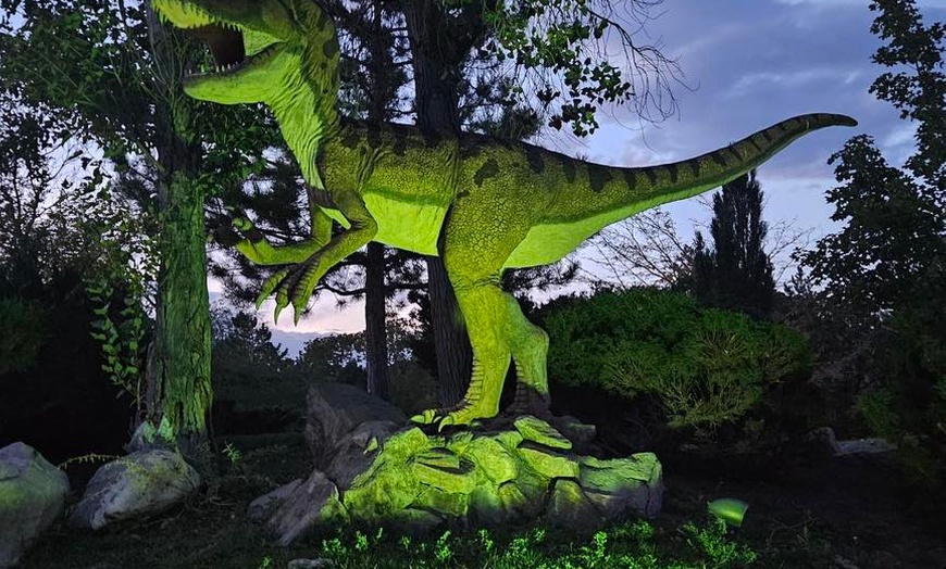 Image 2: Admission to the Annual Dinos in the Dark Halloween Event; For All Age