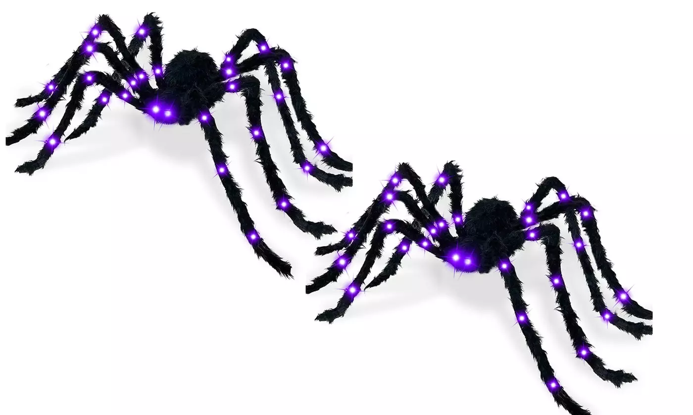 Giant Spider & Web Halloween Decoration Props