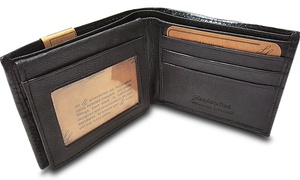 60% Off an LL Genuine Leather Men's Bi-Fold Wallet