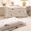 Image 69: Breathable Pure Cotton Kids Pillowcase Pair