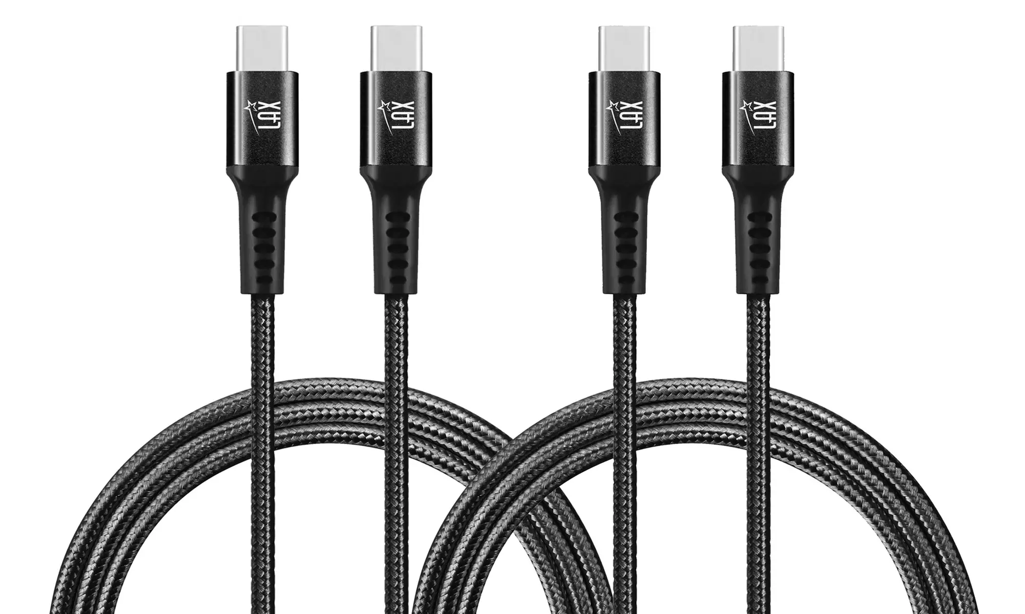 Nylon USB C to USB C Cable 6ft 60W, USB 2.0 for iPad Pro, iPad, MacBook & Galaxy