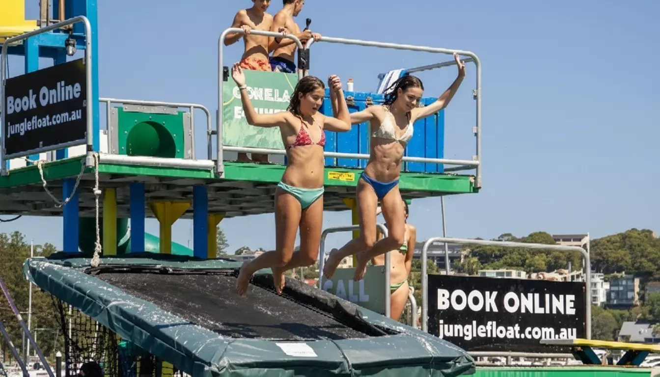 Sydney's Ultimate Floating Playground: Jungle Float Adventure