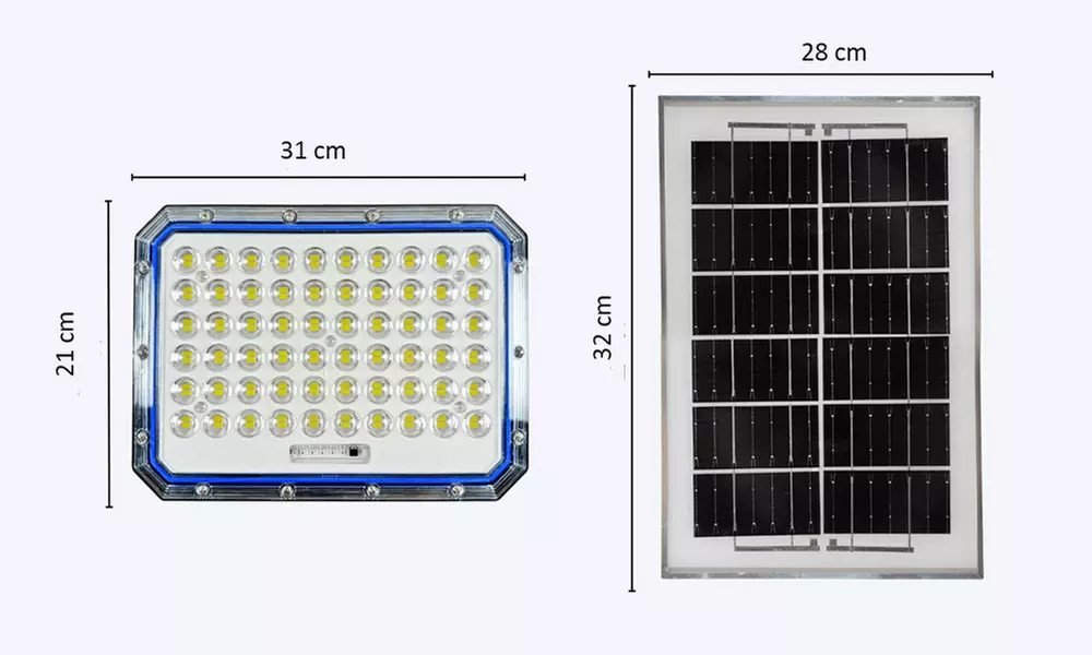 Foco LED solar de alta eficiencia