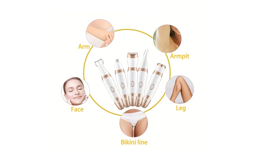 Image 5: 5-in-1 Rechargeable Electric Shaver