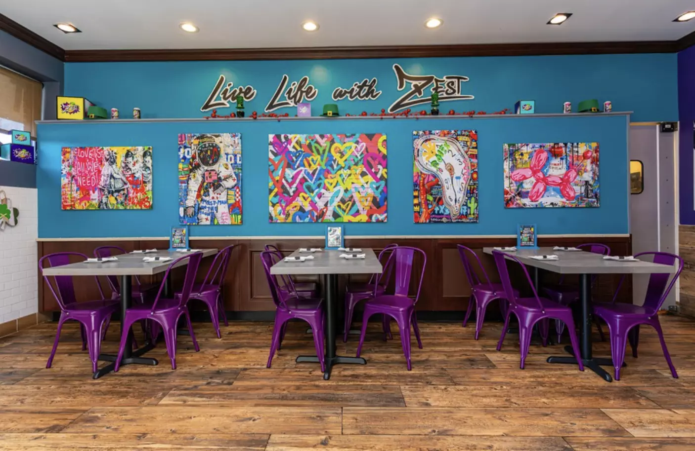 Dinner, Bottomless Brunch, or More in a Creative Setting at Zest