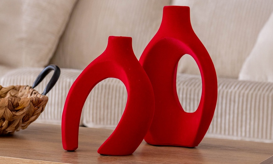 Image 43: Vaso decorativo in ceramica