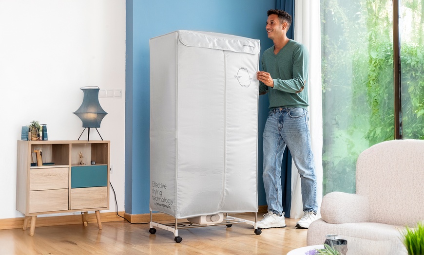 Image 4: InnovaGoods elektrischer Wäschetrockner Dupledry mit 2 Höhen 1200 W 