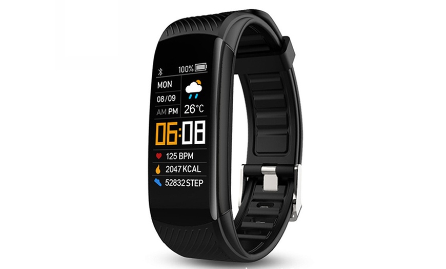 Image 4: One or Two Smart Activity Tracker Watches with Heart Rate Monitor