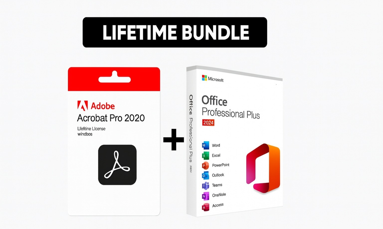 Microsoft Office 2024 Professional Plus + Adobe Acrobat Pro 2020