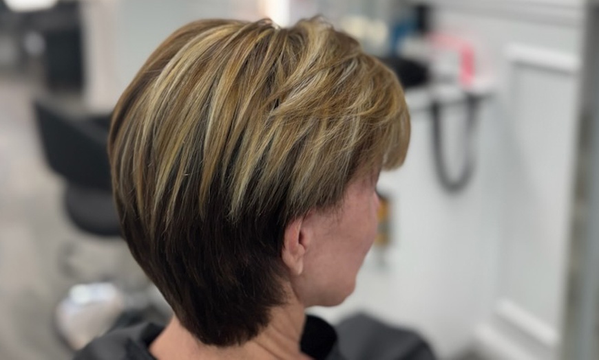 Image 4: Women's Blowout or Haircut + Conditioning + Opt Style & Single Process