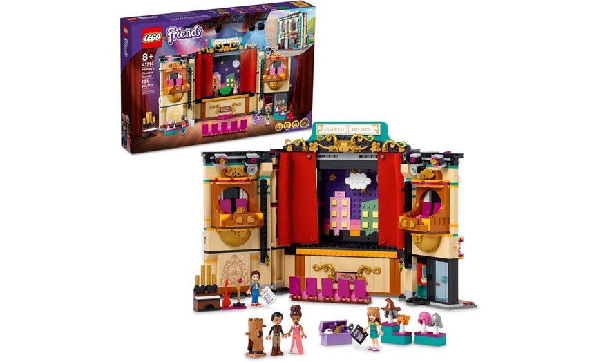 Image 2: LEGO® Friends Andrea’s Theatre School - 1,154 Pc Toy Theatre with Stage & Props (Ages 8+)