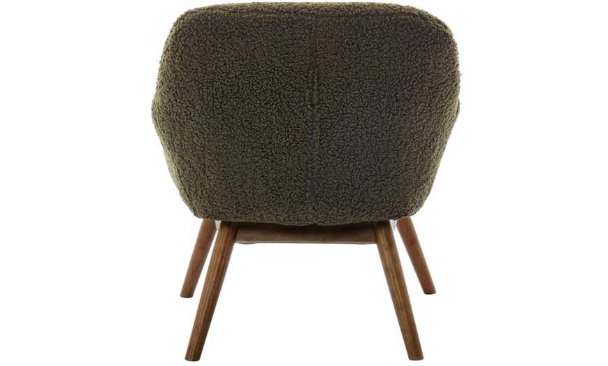 Image 12: Poltrona scandinava con gambe in legno massello Doosense