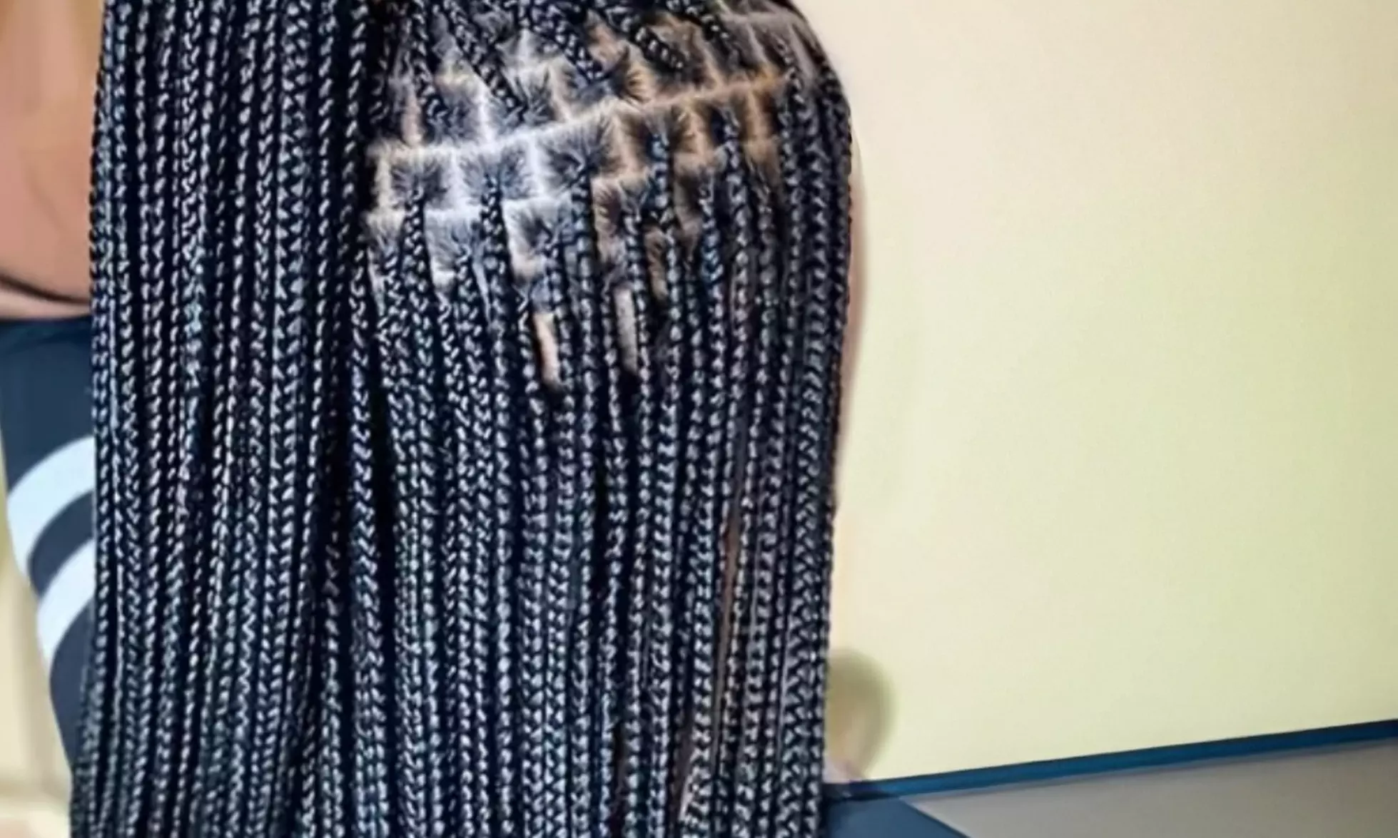 Kinky Twist Braids with Extensions - Shoulder Length