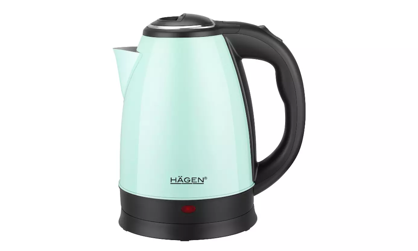 Bollitore elettrico senza fili in acciaio inox Hagen da 1,8 l