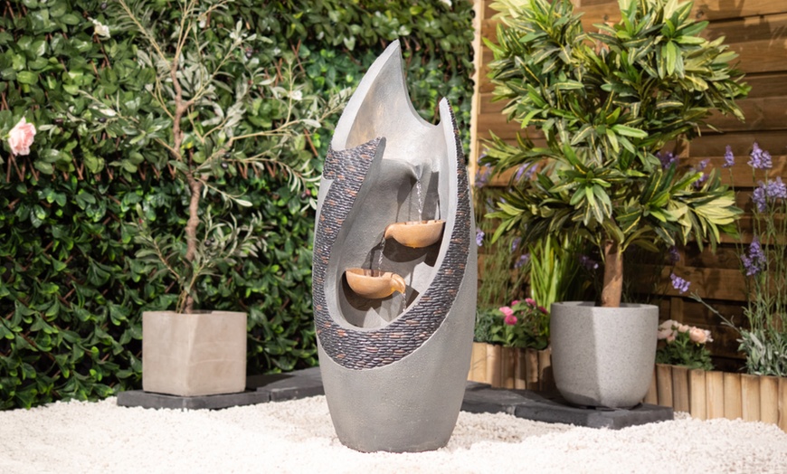 Image 1: Serenity Modern Contemporary Water Features in 3 designs