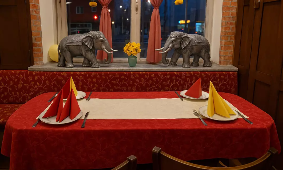 Indisches 2-Gänge-Veggie-Menü mit Vor- &Hauptspeise für 1 - 4 Personen