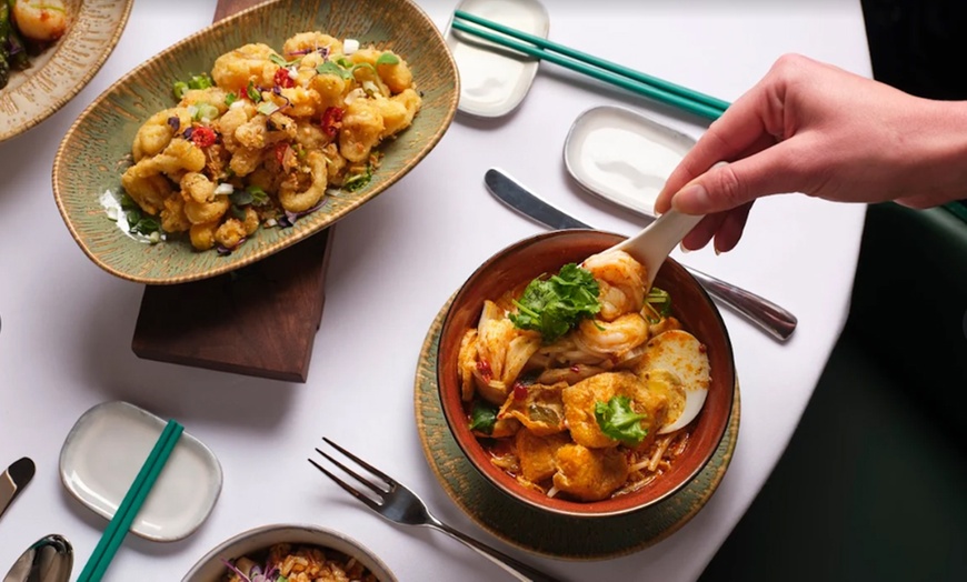 Image 13: 2 or 3-Course Asian Meal w/ Glass of Wine/ Beer or Drink for 2, 3 or 4