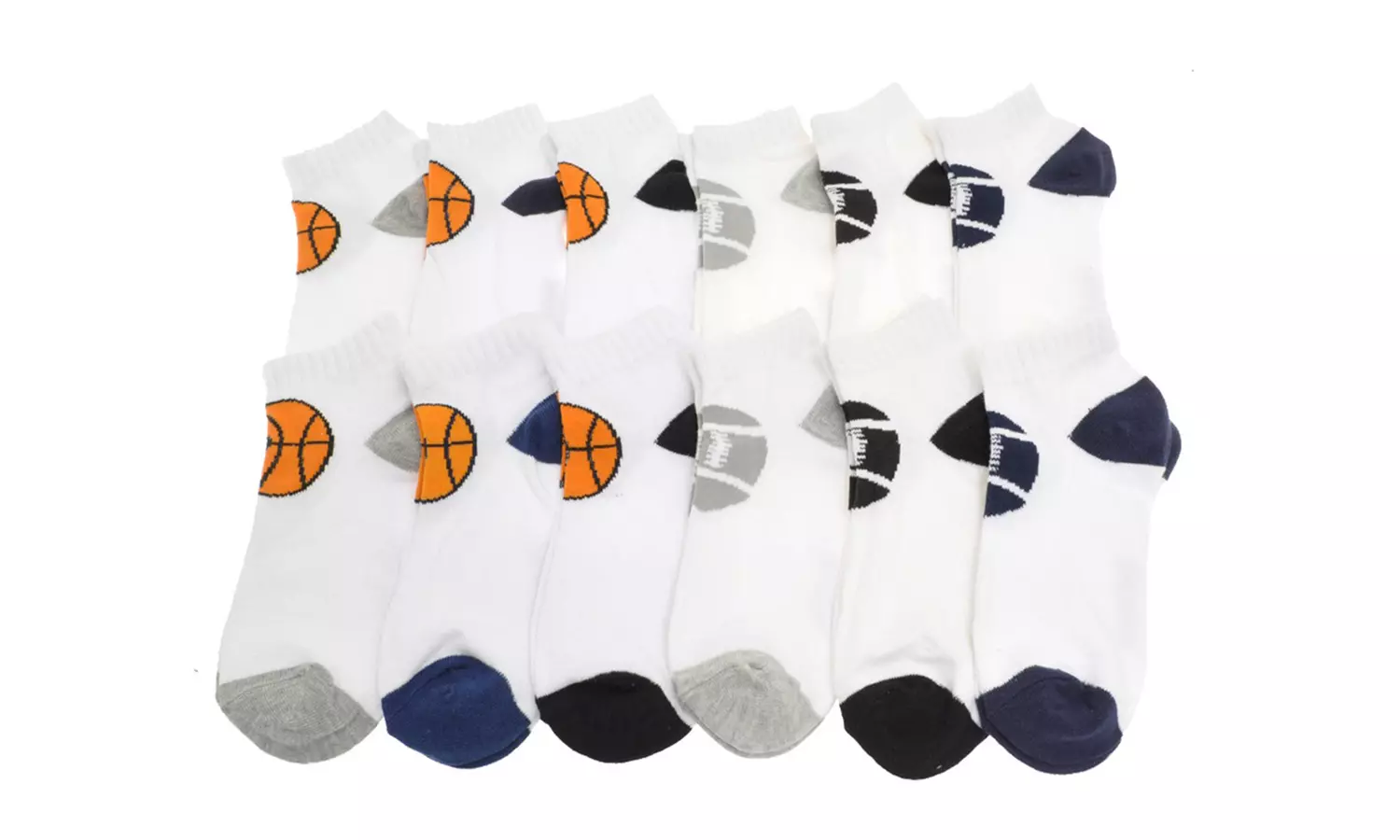  Men's Low-Cut Everyday Essential Socks (12-Pair Pack)
