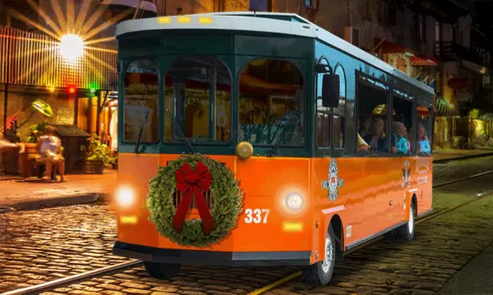Holiday Sights & Festive Nights Trolley Tour at Savannah