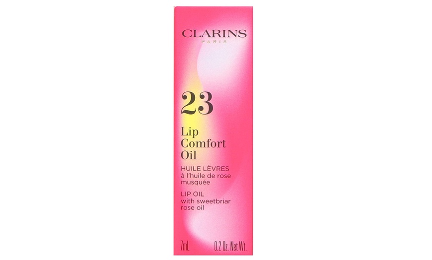 Image 7: Clarins Lip Comfort Oil; Two-Pack, choice of shades