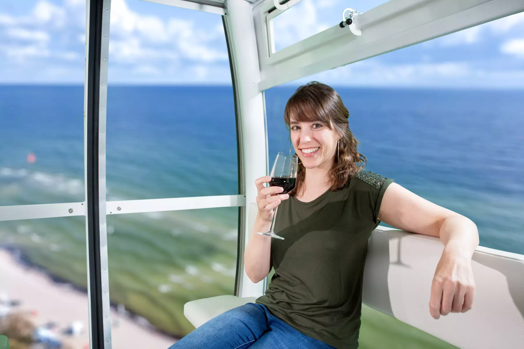 Weinfahrt mit dem Riesenrad für 2 oder 4 Personen