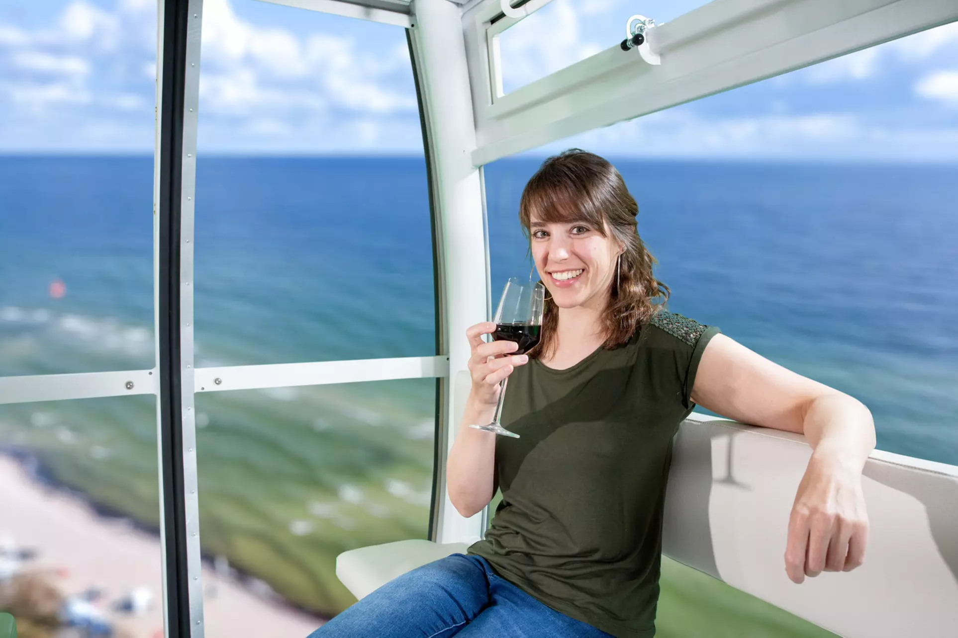 Weinfahrt mit dem Riesenrad für 2 oder 4 Personen