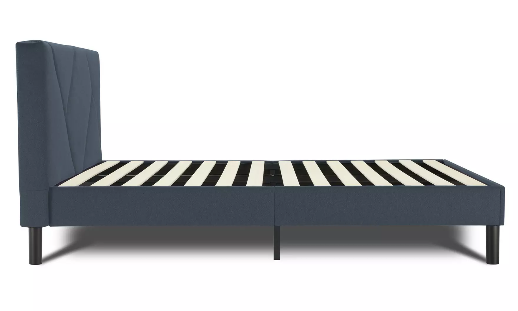 Lit design rembourré "Ric" avec rangement intelligent