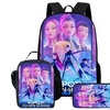 Image 8: KPop Demon Hunters Inspired Backpack Set 