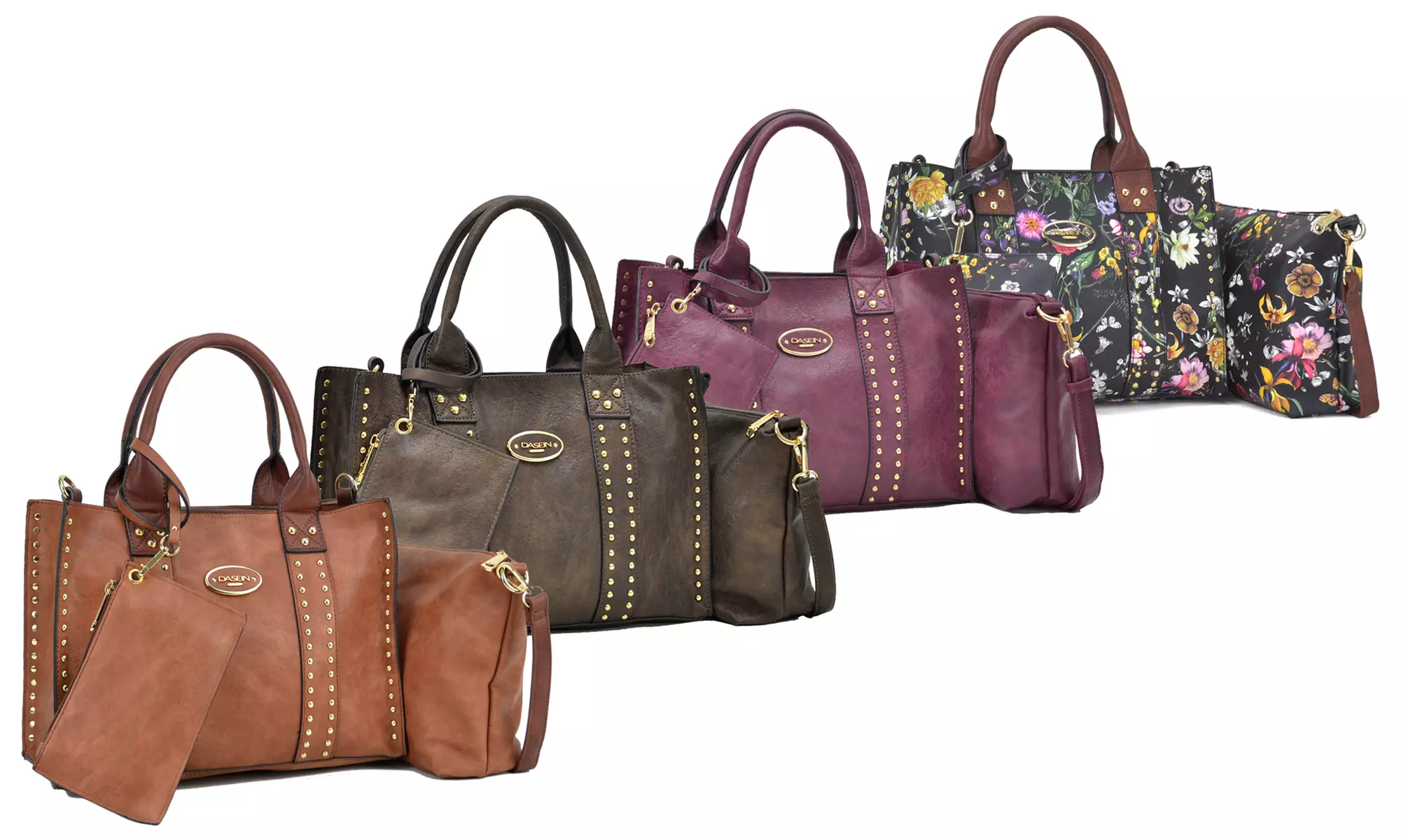 Amphora Macro Collection Purse, Messenger Bag, and Wristlet Set - Primary Image