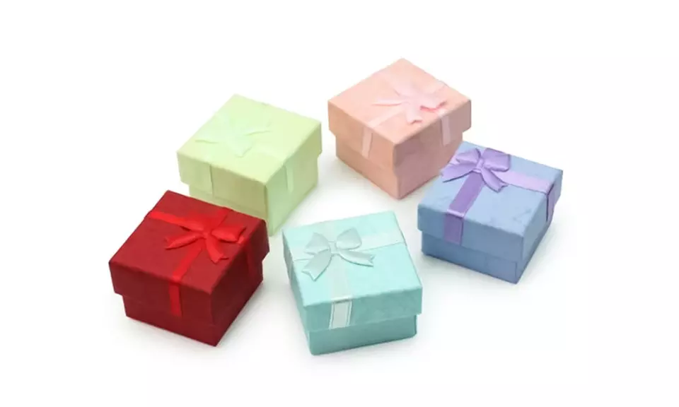 14k White Gold Plated Round 4mm Genuine Gemstone Blue Sapphire Stud Earrings - Second Medium