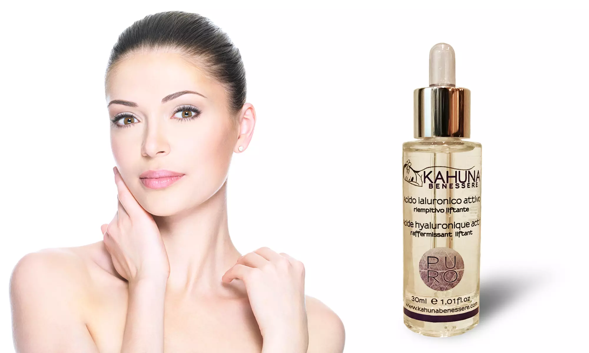 1, 2 o 3 sieri all'acido ialuronico Kahuna Benessere