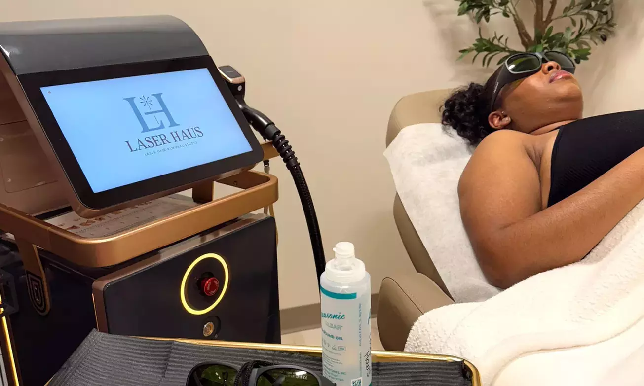  Six Diode Laser Hair-Removal Sessions on Small, Medium, or Large Area 