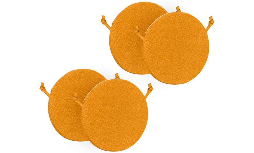 Image 10: Set di 4 cuscini sedia sfoderabili