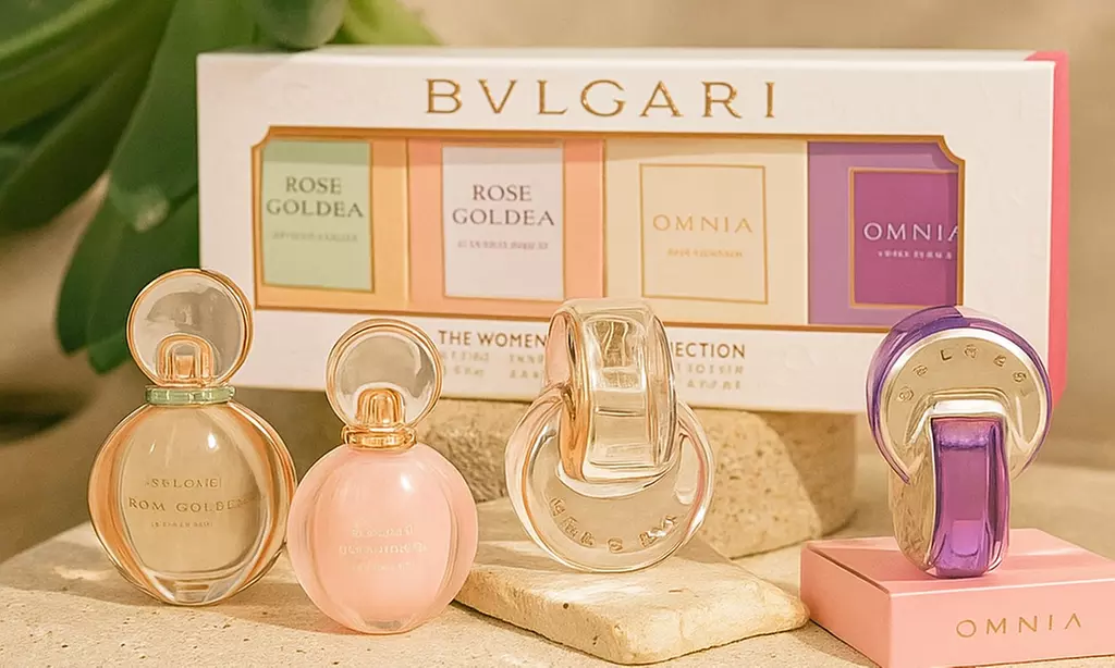 Bvlgari Women’s Miniature Coffret Gift Set - Pack of 4 x 5ml