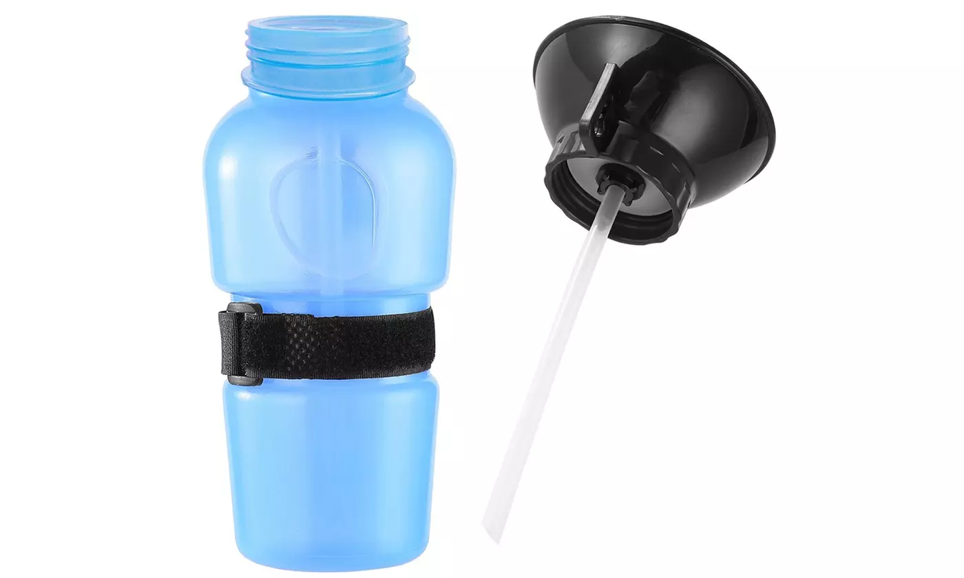 iMounTEK 500ml Pet Travel Water Bottle with Dispenser Cup