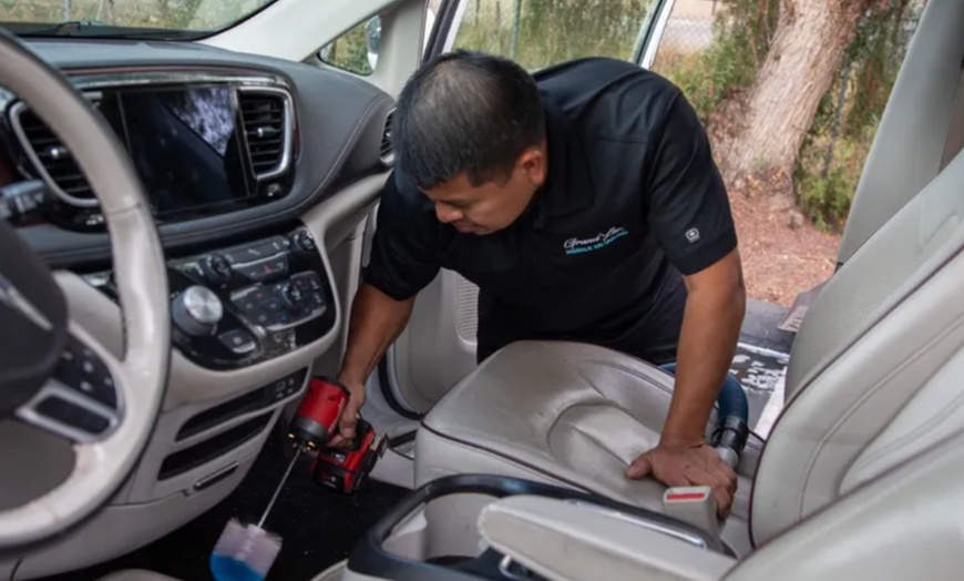 Image 1: Full Hand Wash & Wax for Sedans or SUVs with Mobile Detailing