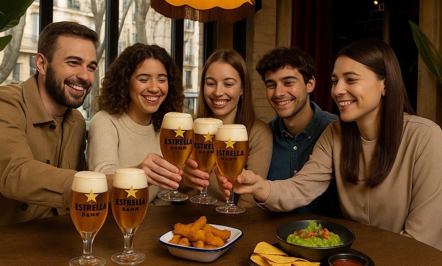 Image 14: Combo de afterwork en SteakBurger con 5 o 10 cervezas y picoteo