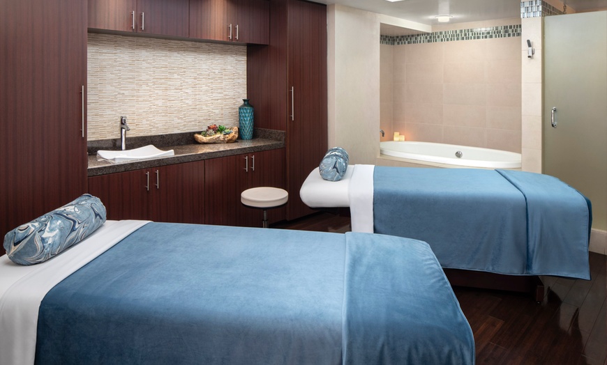 Image 7: 50-minute Couple’s Massage or 50-minute Destination Facial, and More