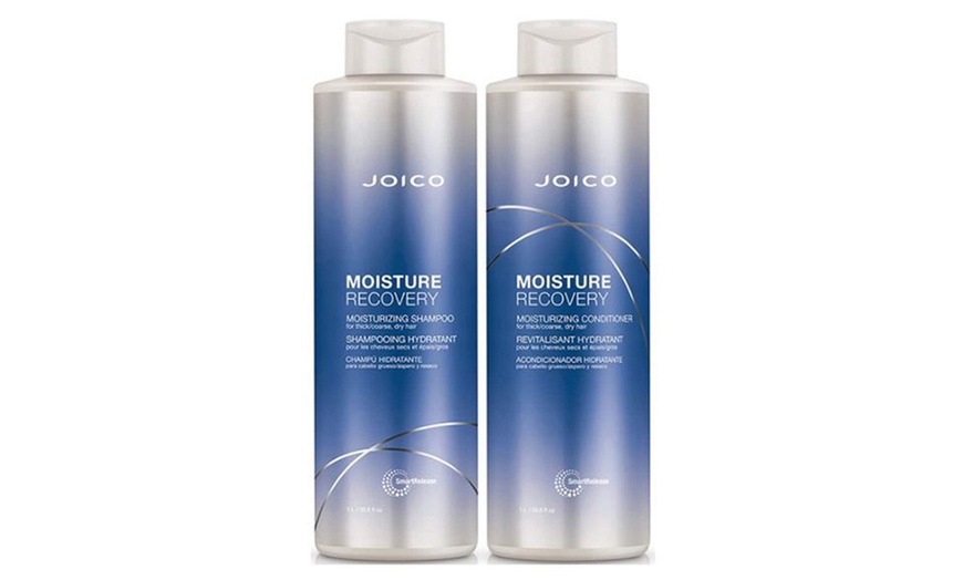 Image 2: Joico Moisture Recovery Shampoo & Conditioner Liter Duo