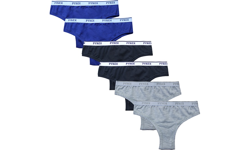 Image 2: Lot de 6 culottes coupe brésilienne Pyrex