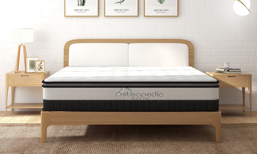 Image 2: Osteopedic Euro Top Pocket Spring Mattress