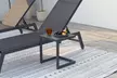 Lot de 2 transats Côté Lounge avec table d'appoint en option, coloris au choix, livraison offerte - Second Medium