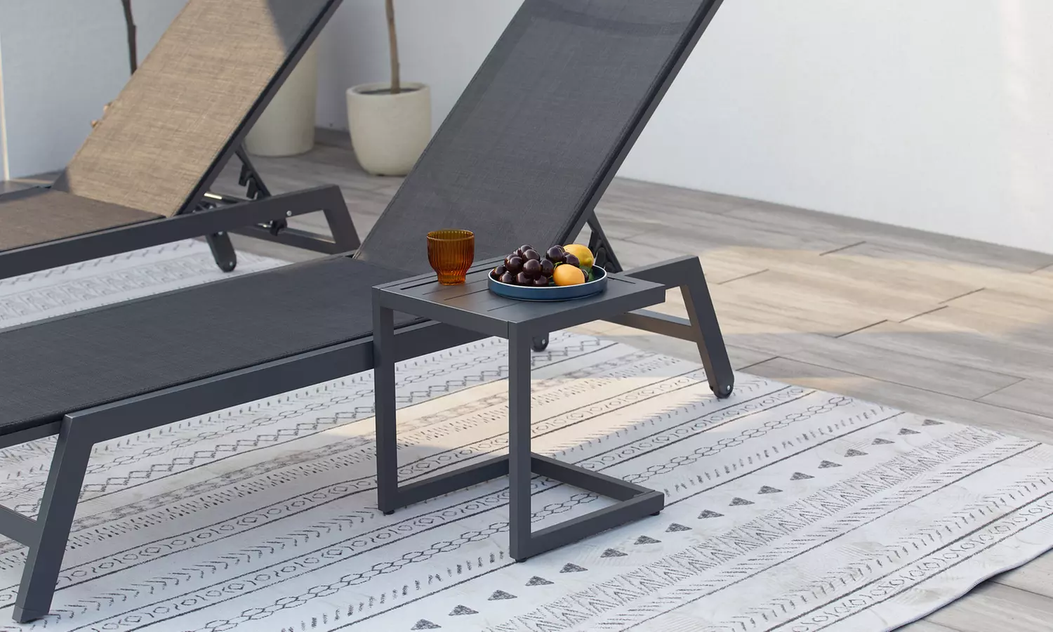 Lot de 2 transats Côté Lounge