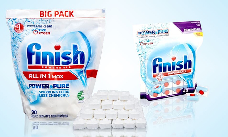 Image 1: 90 Finish Dishwashing Tablets