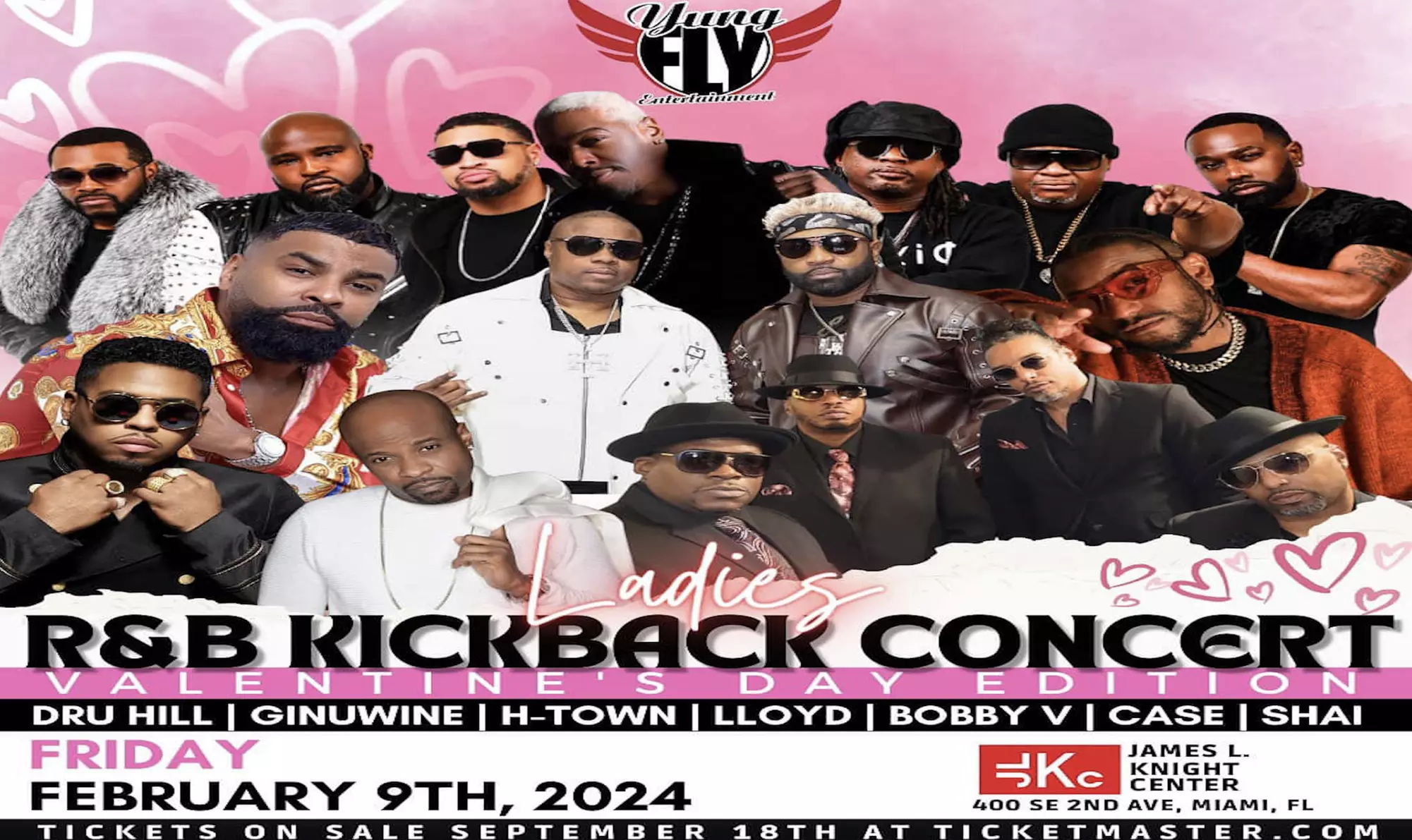 Ladies R&B Kickback W/ Dru Hill, Ginuwine, H-Town, Lloyd, Bobby V., Case, & Shai on Feb 9 at 8 PM - Primary Image