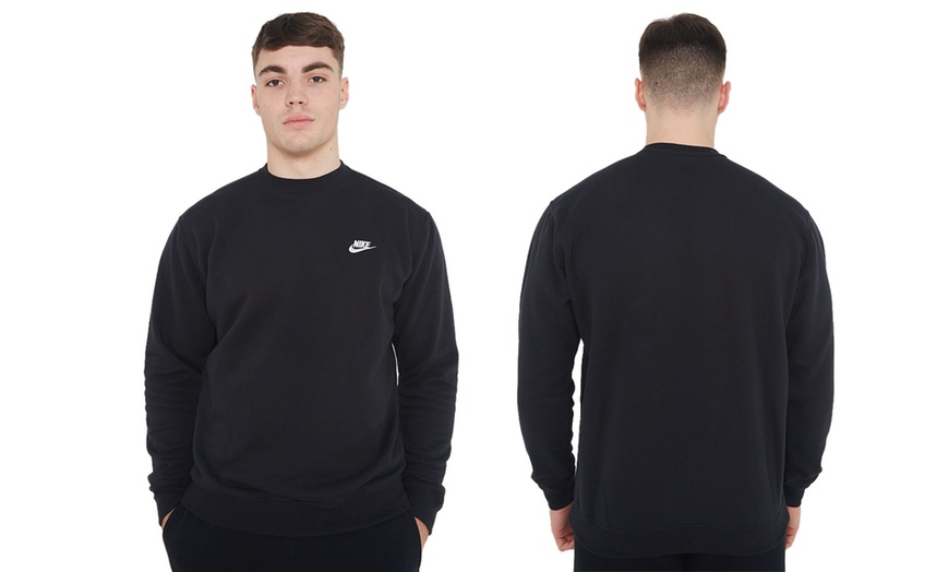 Image 4: Nike Men's Crew Neck Clubfleece Tracksuit Set