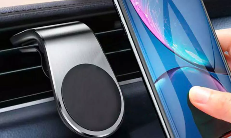 1x,2x oder 4x Magnet-Halterung für Smartphone in Schwarz - Primary Image