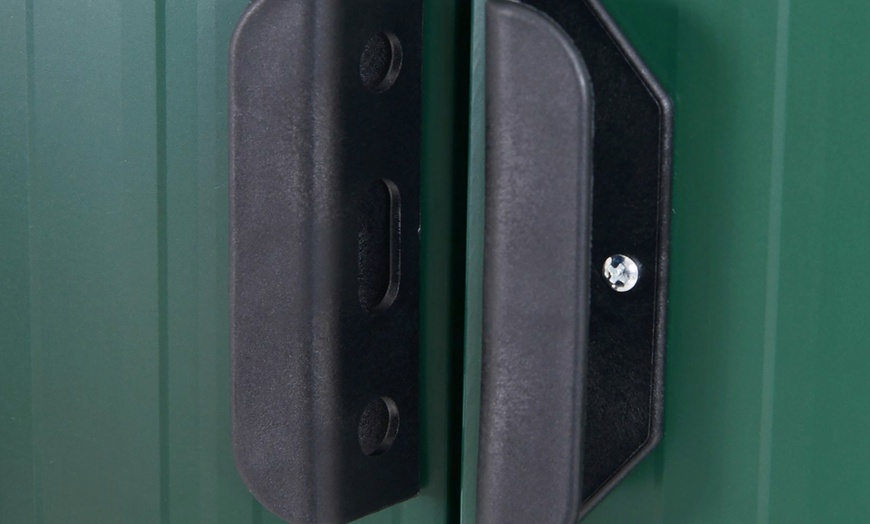 Image 2: Outsunny Outdoor Storage Shed 7ft x 4ft