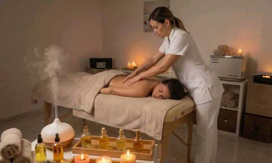 Masaje relajante con aromaterapia 30, 45 y 60 minutos para 1 persona