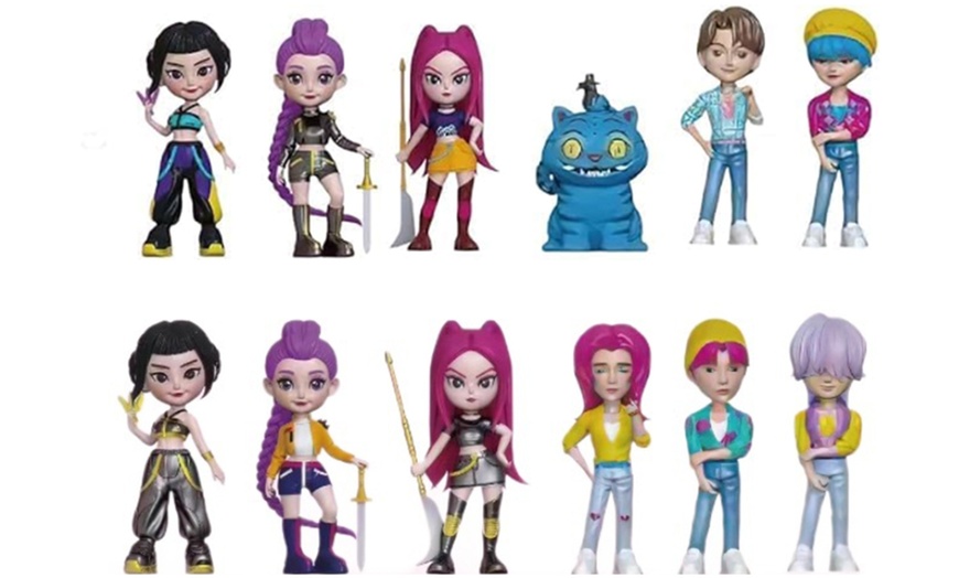 Image 2: 6-Piece Trending Monster Hunter Action Figures Set